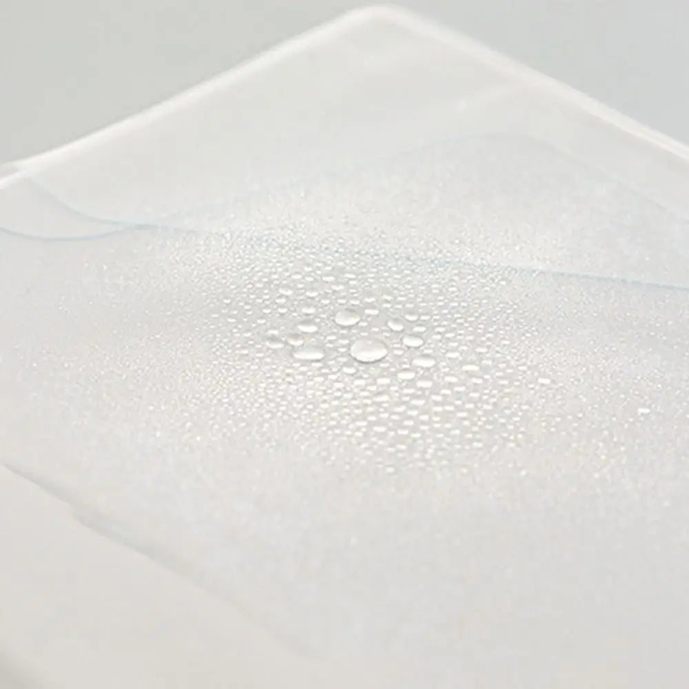 PVC Durable A5/A6 Notebook Protective Sleeve PVC Waterproof Book Cover Transparent Binder Protective Cover Diary