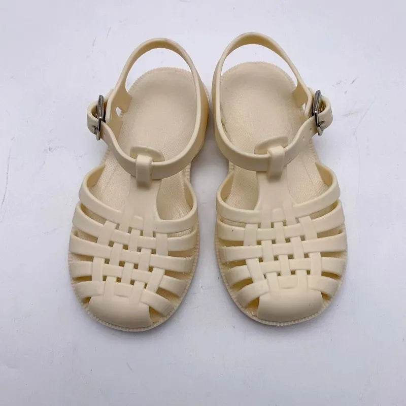 Kids Beach Shoes Soft Non Slip Summer Jelly Sandals