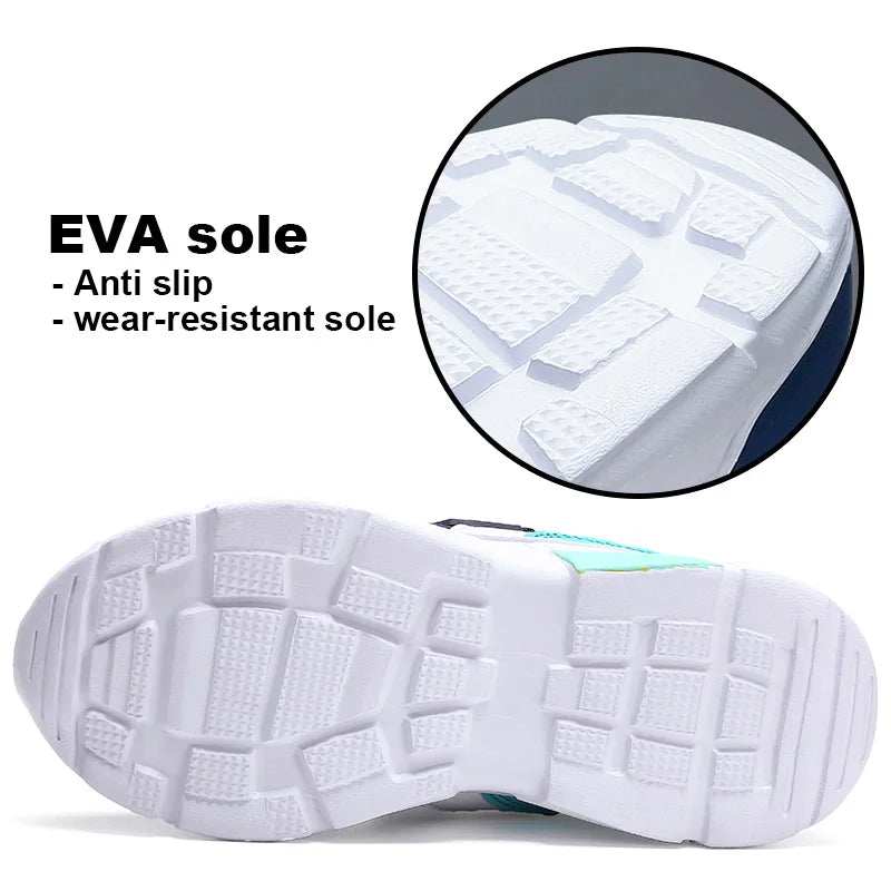 Kids Sneakers Breathable Sports Shoes for School and Play