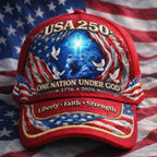 Breathable Patriotic Baseball Cap US 250th Anniversary Cap Retro Washed Versatile Patriotic Cap US 250th Anniversary Tribute Hat