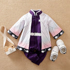 Baby Girl Boy Costume Anime Clothes Newborn Romper Infant Luffy Akatsuki Vegeta Cosplay Jumpsuit Toddler Halloween Costume 0-18M