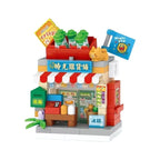 NEW Amusement Park Carousel Pirate Ship Ferris Wheel Halloween Game Street View Building Blocks Kit Girl Bricks Model Toy