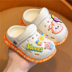 Kids Summer Hole Sandals Soft Cartoon Beach Shoes for Children