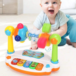 Baby Piano Musical Toy – Light-Up Keyboard & Rotating Music Toy