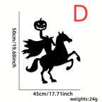2026 Evil Pattern Halloween Wall Sticker Removable Decal Waterproof Decor For Door Window Indoor Home Party Supplies