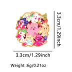 Cute Elf Enamel Pins Kawaii Cartoon Character Brooch Clothing Backpack Lapel Badges Fashion Jewelry Accessories For Friends Gift