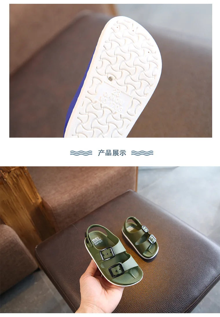 Kids Closed Toe Sandals Lightweight Beach Shoes for Children