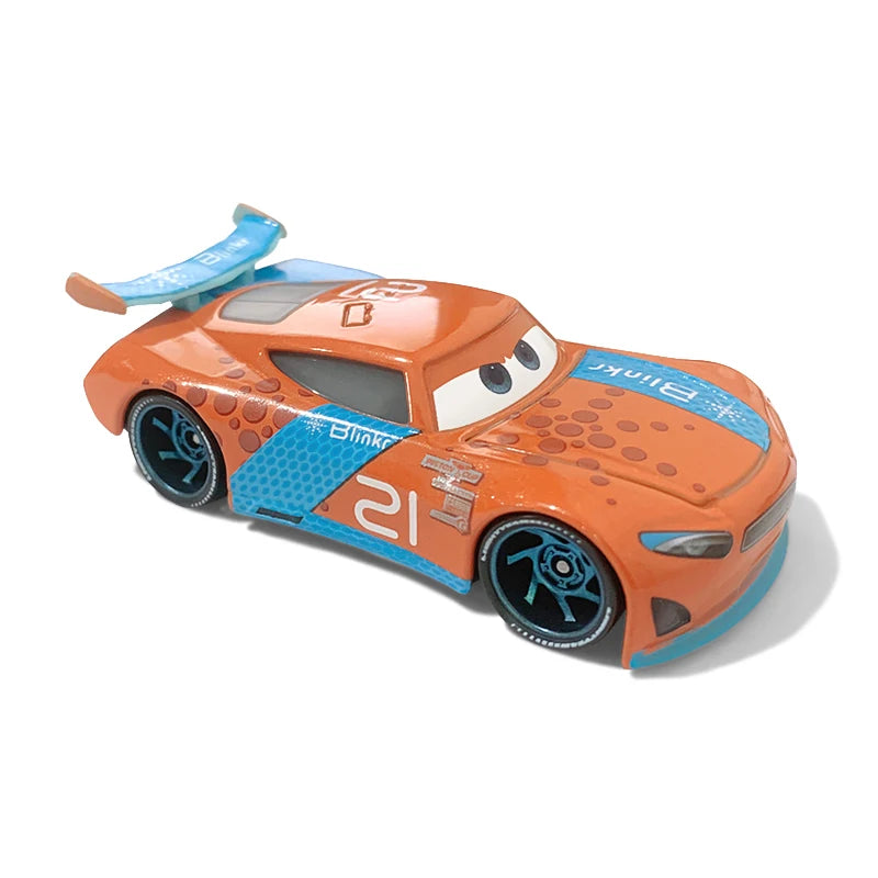 Original Pixar Cars 3 Anime Figure School Bus Cartoon Model Cars 1:55 Metal Die Casting Alloy Cars Child Toys Birthday Gifts