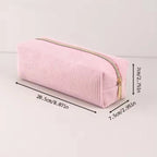 1pc Pencil Case Solid Color Pencil Case school supplies Large Capacity Pencil Case Stationery Bag Pencil Case School Pencil Case