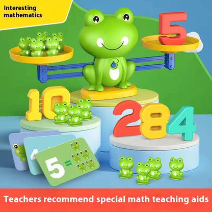 Frog Balance Math Toy | Kids Educational Addition & Subtraction Game