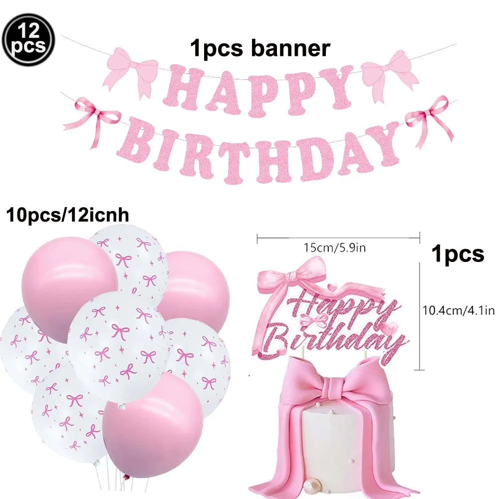 Pink Bow Cupcake Liners Coquette Bow Cupcake Wrappers Baking Cups for Baby Shower Wedding Bridal Showers Birthday Party Decors