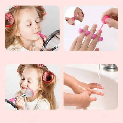 Children Makeup Cosmetics Pretend Playing Princess Kit