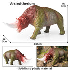 Oenux Prehistoric Wild Animals Doedicurus Armadillo Doedicurus Sabretooth Model Action Figures PVC Collection Toy Kid Gift