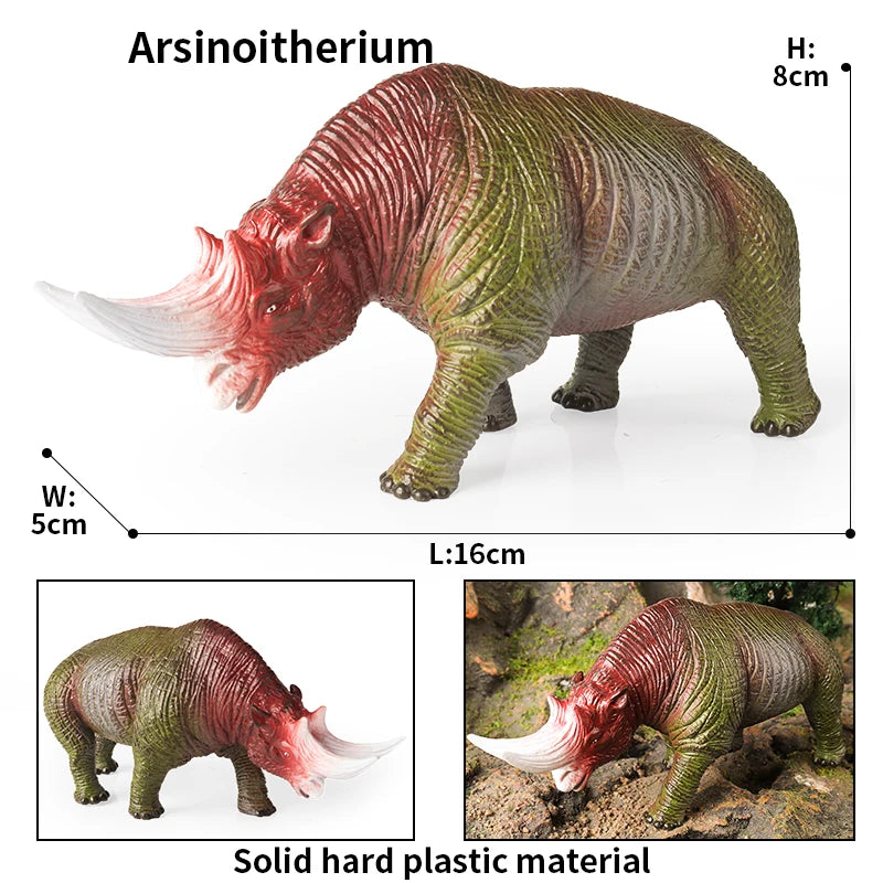 Oenux Prehistoric Wild Animals Doedicurus Armadillo Doedicurus Sabretooth Model Action Figures PVC Collection Toy Kid Gift