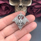 4pcs 40*36mm Gothic Vampire Bat Charm Retro Bat Halloween Pendant Designer Charms For Jewelry Making DIY Jewelry Findings
