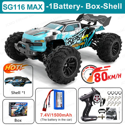 SG116MAX High Speed RC Car 4WD Brushless Off-Road Racing Toy