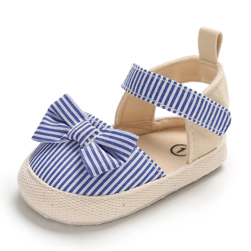 Baby Girl Summer Sandals Soft Sole Walking Shoes with Bow