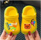Summer Children Garden Clogs Shoes Boys&Girls Beach Sandal Kids Lightweight Breathable Cute Cartoon Slip Baby Slippers