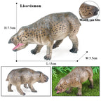 Oenux Prehistoric Wild Animals Doedicurus Armadillo Doedicurus Sabretooth Model Action Figures PVC Collection Toy Kid Gift