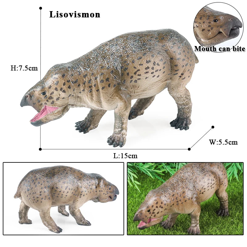 Oenux Prehistoric Wild Animals Doedicurus Armadillo Doedicurus Sabretooth Model Action Figures PVC Collection Toy Kid Gift