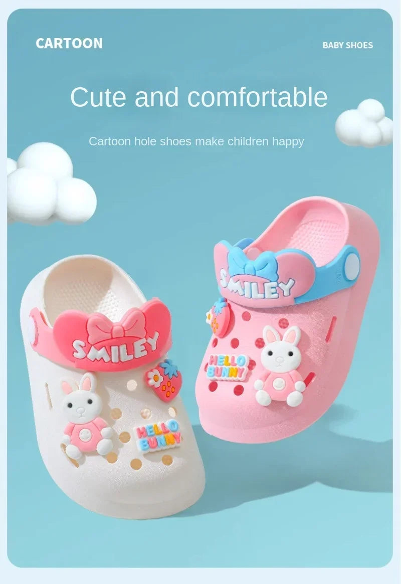 Baby Cartoon Summer Sandals Anti Slip Beach Shoes for Infants