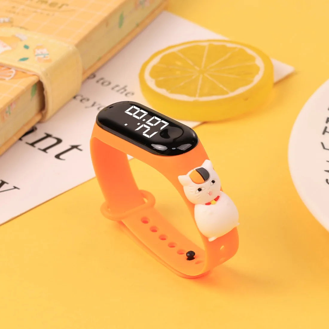 3D Cartoon Superhero LED Watch for Kids – Sports Digital Watch