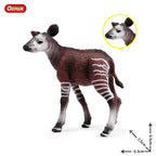Oenux New Wild Animals Forest Orangutan Pigeon Hedgehog Aardvark Capybara Action Figure Model Figurines PVC Collection Kids Toy