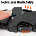 Car Child Safety Seat Belt Shoulder Belt Positioning Buckle Fixer Adjuster Baby Stroller Chest Buckle Lock Buckle Accessories