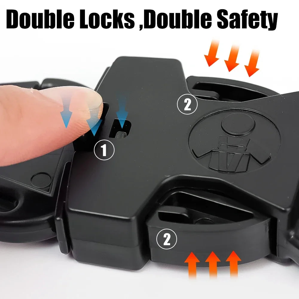 Car Child Safety Seat Belt Shoulder Belt Positioning Buckle Fixer Adjuster Baby Stroller Chest Buckle Lock Buckle Accessories