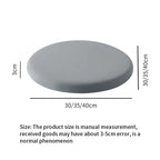 Inyahome Comfortable Memory Foam Seat Cushion Padded Anti-Slip Soft Round Stool Cushion Chair Pad for Home Kitchen Car & Office