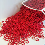 50Pcs/bag Colorful Basic Nylon Ealstic Hair Ties for Girls Ponytail Hold Scrunchie Rubber Band Kid Fashion Hair Accessories