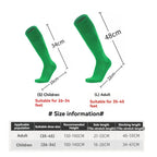 Loogdeel 26-45 Football Sports Socks Cotton Soft Breathable Soccer Baseball Adults Legging Long Stockings Children Boys Girls