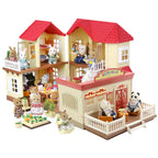 Forest Animal 1/12 Dollhouse Furniture Bedroom Kitchen Bathroom Set Miniature Simulation Dolls Accessories DIY Toys Girls