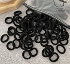 50/100Pcs Hair Bands for Children Colorful Nylon Scrunchie Hair Ties Rubber Band Kids Elastic Hair Leagues Girl Accessories