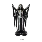 2026 Large Halloween Aluminum Film Balloons Bat Pumpkin Ghost Monster Inflatable Seated Standing Halloween Balloon Party Supplie