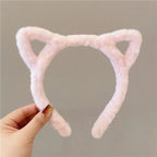 1 Plush Cat Ear Headband with Cute and Girlish Style, Perfect for Daily Use, Cute and Eye-catching
