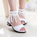 Girls Bow Sandals Princess Summer Shoes for Kids Fashion Cute Beach Wear