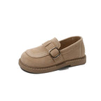 Girls Flats Spring Fall Shallow Lazy Loafers Shoes for Kids Girl Comfortable Soft Suede Sneaker Casual School Shoes Child I02111