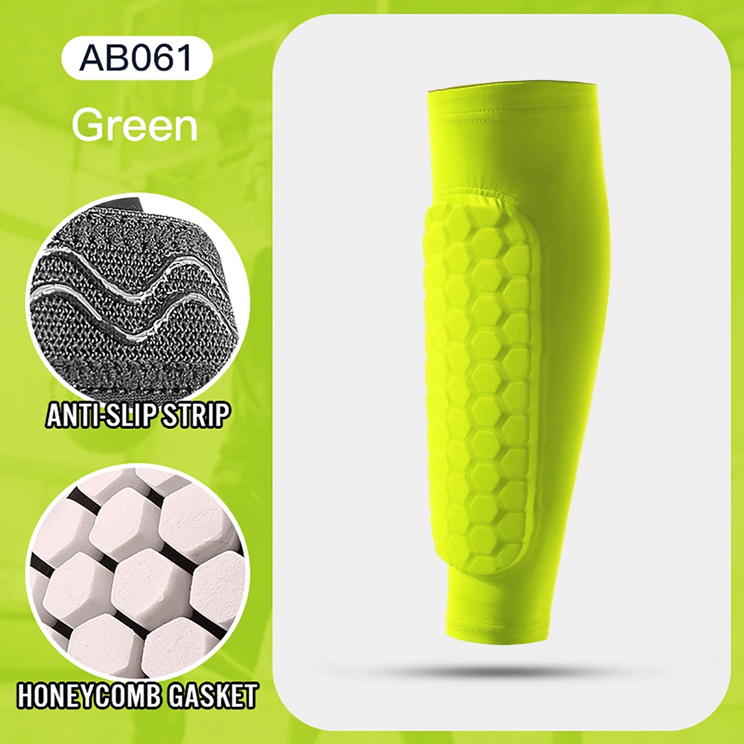 Football Shin Guard Socks Sleeves with Foam,Calf Compression Sleeve Honeycomb Pads,Sports Legging & Soccer Equipment