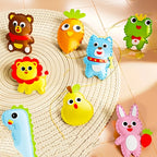 8PCS Complete Beginner Sewing Set  - Learn Sewing and Embroidery, Make Animals - Includes Fabric, Needles, and Thread -Best Gift