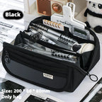 Prism Pencil Case Large Capacity Student Stationery Case Pencil Bag High Value Stationery Bag Multi-function Pencil Case