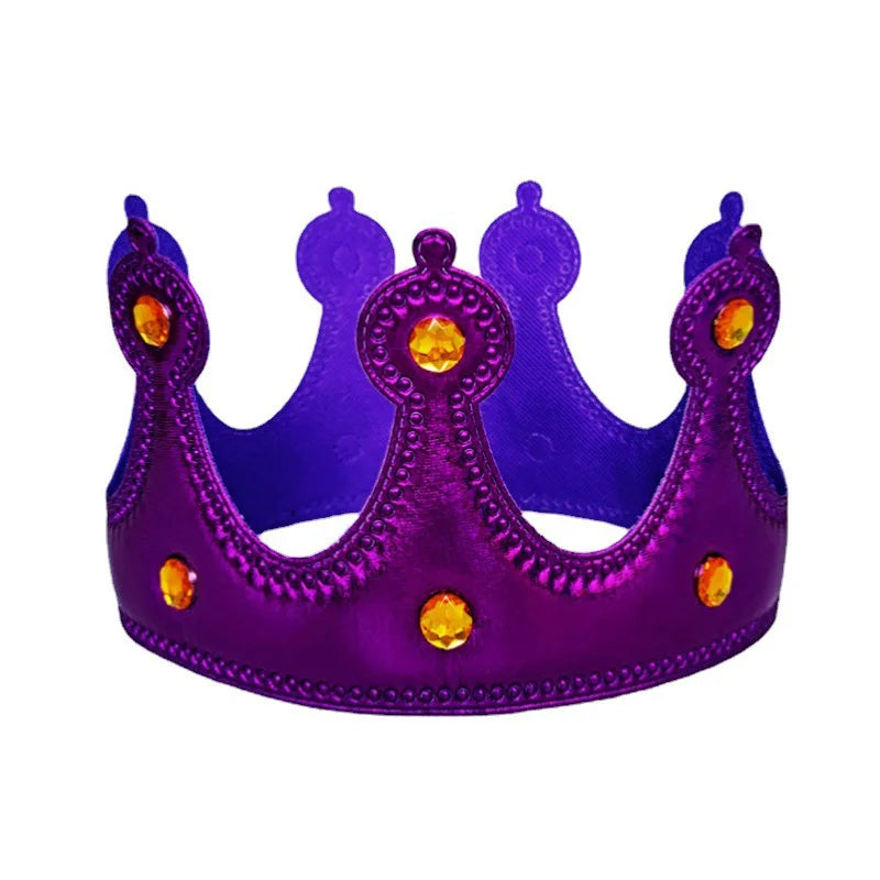 Adult Kids Cape King Prince Cosplay Costume Crown Shawl Parent-child Activity Party Performance Costume Halloween Cloak