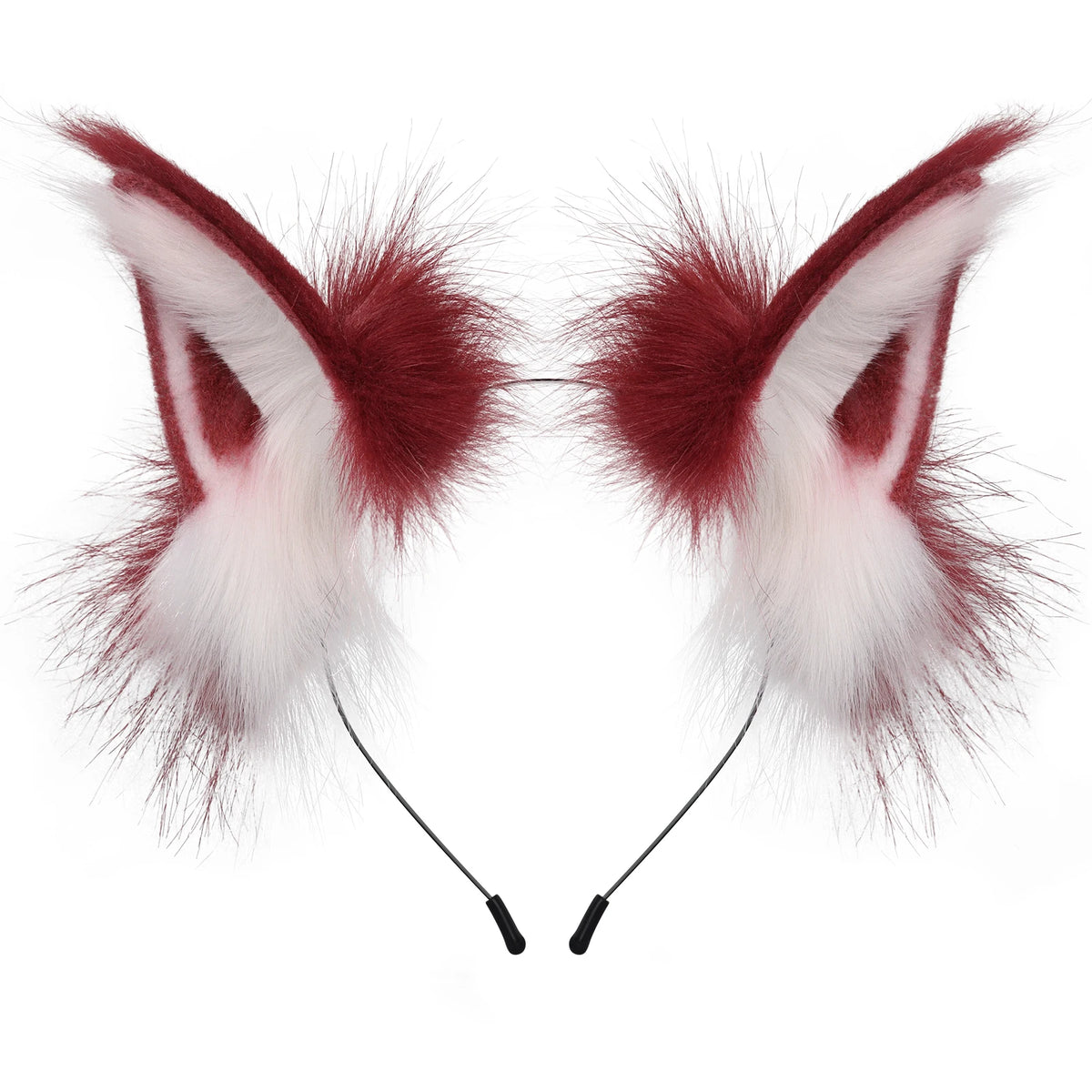 Animal Faux Fur Fox Wolf Ear Headband Furry Handmade Hairband Headwear Costume Cosplay Accessories