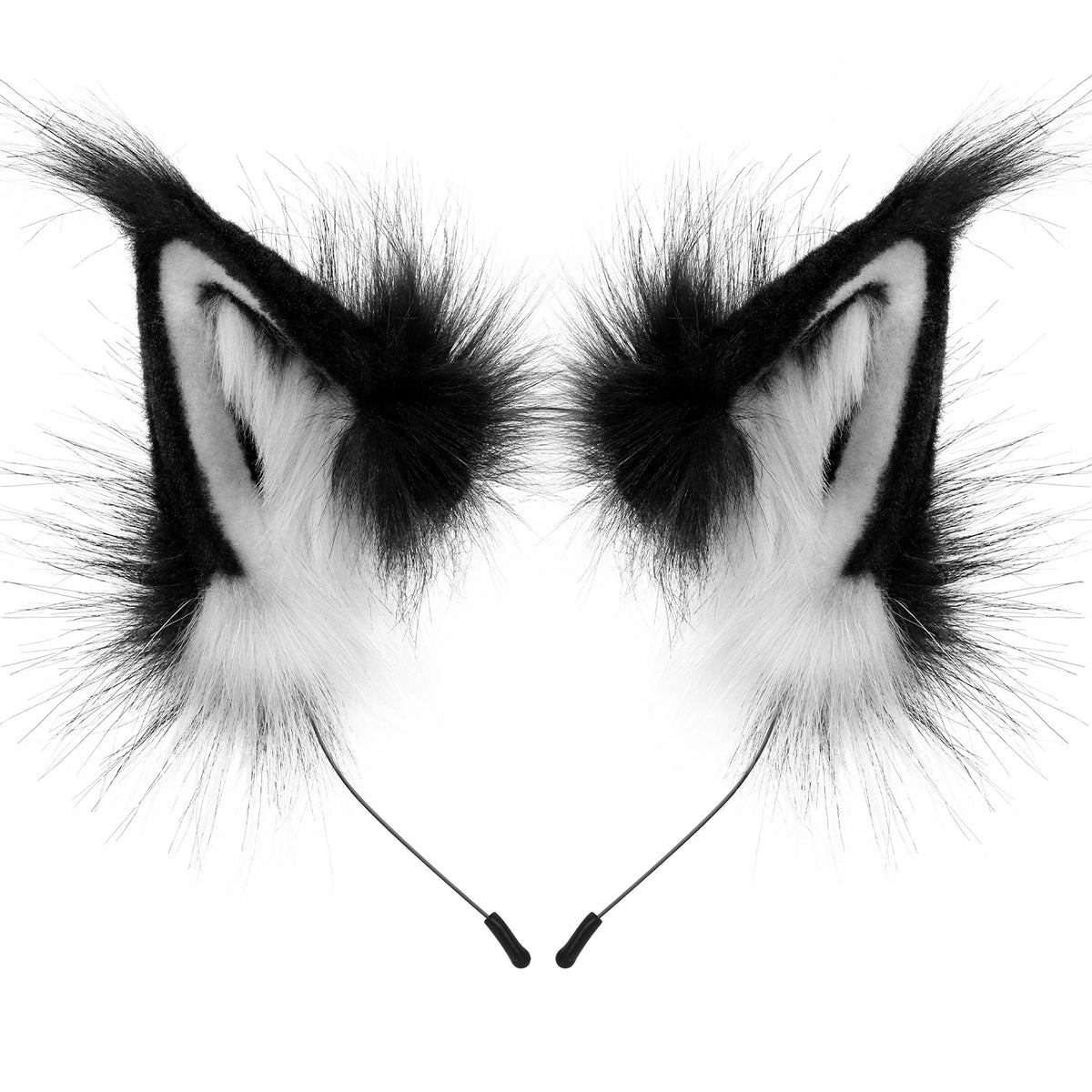 Animal Faux Fur Fox Wolf Ear Headband Furry Handmade Hairband Headwear Costume Cosplay Accessories