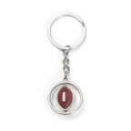 Leather Football Keychain New Exquisite Key Chain Souvenir Decoration Toy Keyring Ring School Reward for Kid Pendant Accessory
