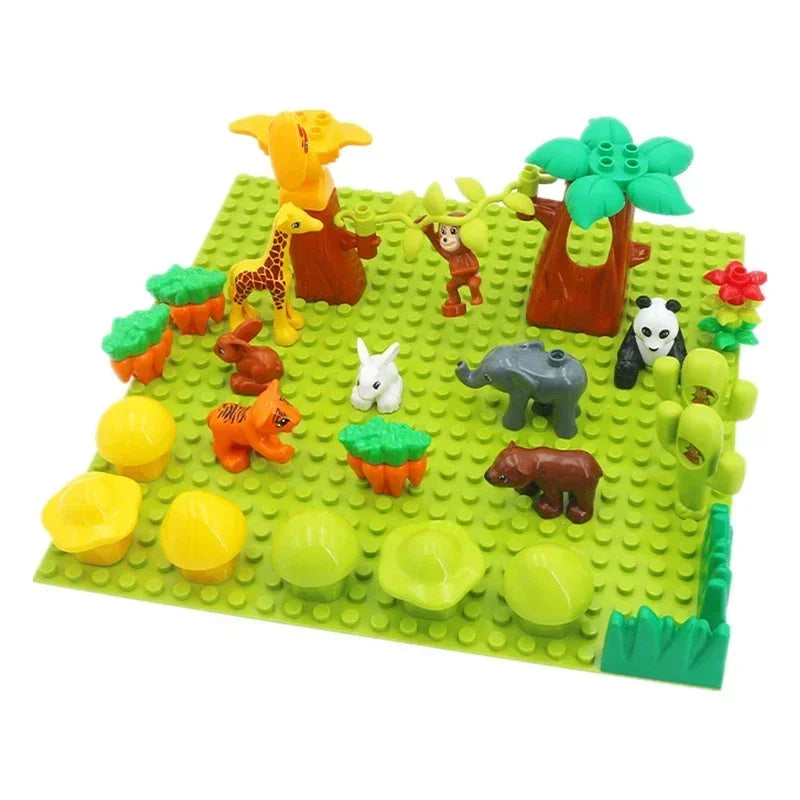 Forest Building Blocks Plant & Tree Accessories for Kids