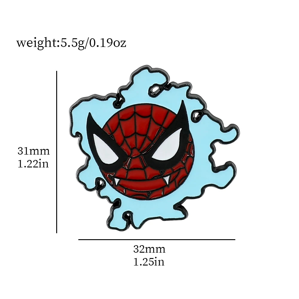Gengar Cartoon Brooches Anime Enamel Lapel Pins for Backpack Accessories Fans Collection Brooches Jewelry Gift