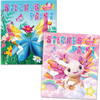 1/2PCS CutteeyFyry Sticker Book By Number Unicorn Stickers Paint Book For Kids Paint by Number Sticker Book Keep Kids Busy