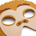 Cosplay Party Masks Jungle Animal Felt Mask Kids Role Play Games Mask Children's Dress Up Party Mask Christmas Halloween Gift