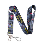Cute Anime Lanyards For Key Neck Strap Lanyards ID Badge Holder Keychain Key Holder Hang Rope Keyrings Accessories Gifts